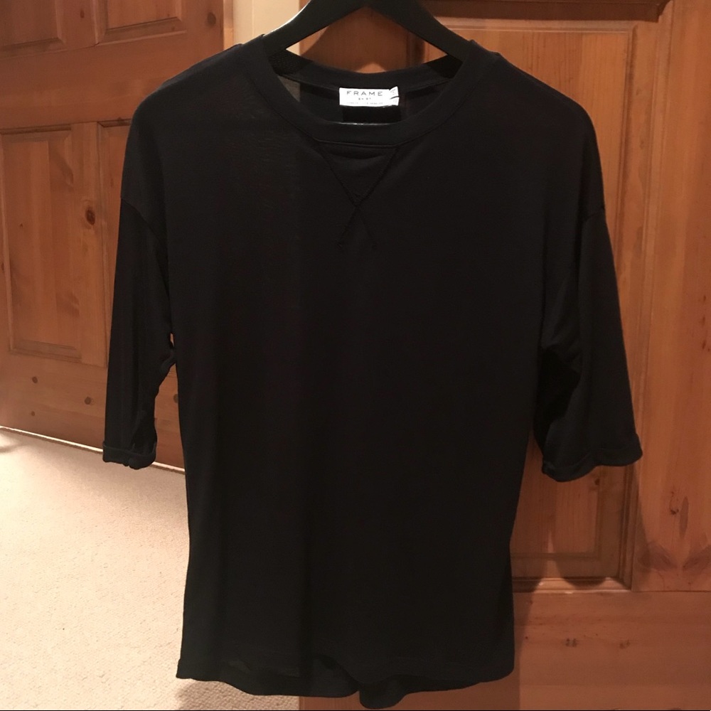 FRAME Fitted Half-sleeve Tee